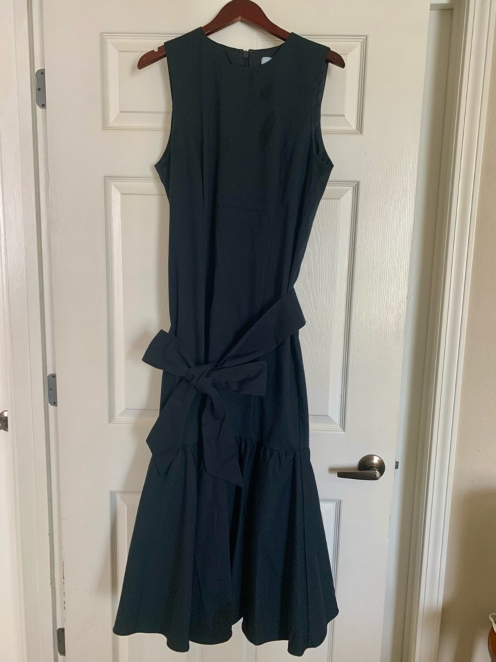 Antonio Melani Sleeveless black Ruffle-Hem Dress